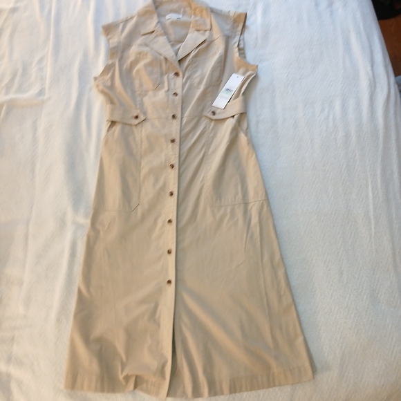 Calvin Klein Dresses & Skirts - NWT Sz.8 Womens Calvin Klein Sleeveless Belted Dress